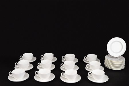 Servizio da te in porcellana bianca, Villeroy & Boch