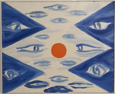 Virgilio Guidi “Occhi nello spazio” 1973