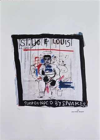BASQUIAT JEAN-MICHEL New York 1960 - 1988 "Senza titolo"