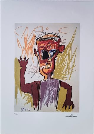 BASQUIAT JEAN-MICHEL New York 1960 - 1988 "Senza titolo"