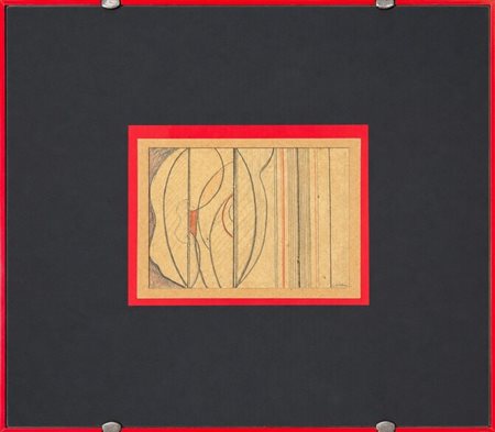 Attilio Carreri (1918 - 1990) 
Senza Titolo XX secolo
matita su carta 16,5 x 11,5 cm
