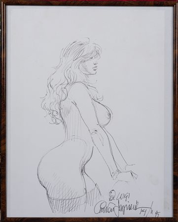 Paolo Eleuteri Serpieri (1944 - ) 
Druuna 
inchiostro su carta 28 x 21 cm