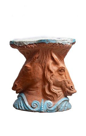  
Basamento  XX secolo
terracotta 64,5 x 61 cm