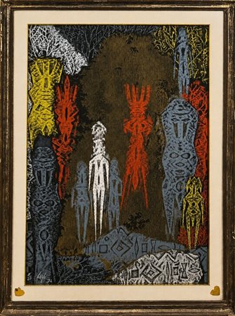 Corrado Cagli (1910 - 1976) 
Discesa nello Sceol 1974
litografia 93 x 66 cm