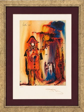 Salvador Dalì (1904 - 1989) 
L'Arlequin 1968
litografia 75 x 53 cm
