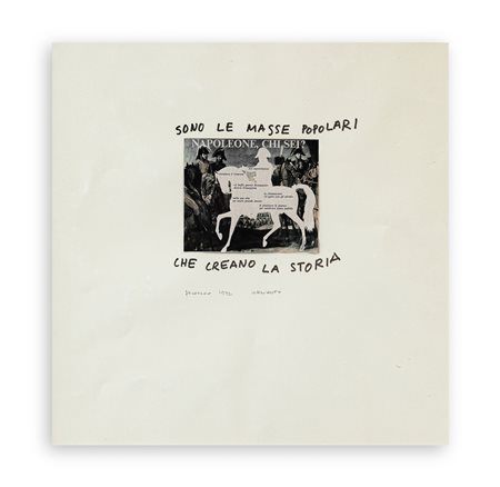 SARENCO (1945-2017) - Sono le masse popolari che creano la storia, 1972