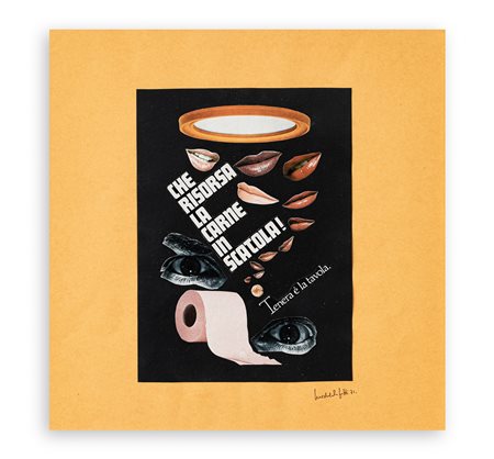 MICHELE PERFETTI (1931-2013)  - Che risorsa la carne in scatola!, 1971