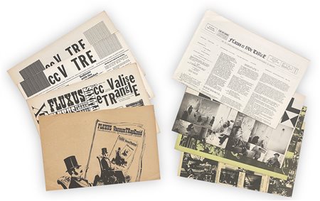 FLUXUS NEWSPAPER - Lotto unico di 8 numeri del celebre periodico: