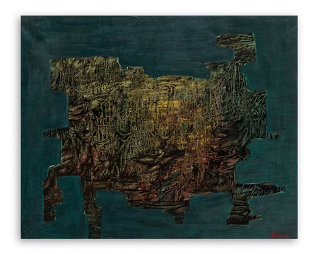 MARIO NIGRO (1917-1992) - Evocazione in giallo, 1959