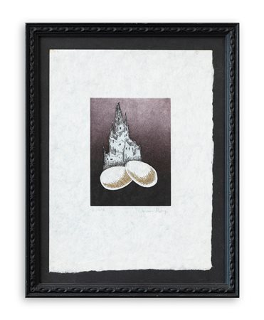 MAN RAY (1890-1976) - La cathédrale aux œufs, 1969