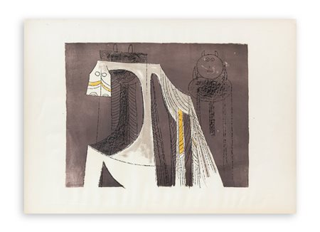 WIFREDO LAM (1902-1982) - L'Île de Pao-Pao, 1960