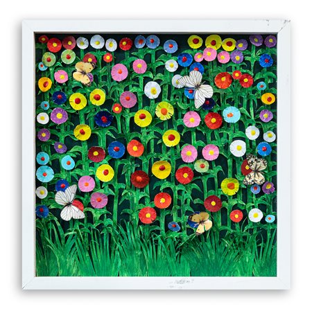 MARK WRIGHT (1962) - Fiori e farfalle