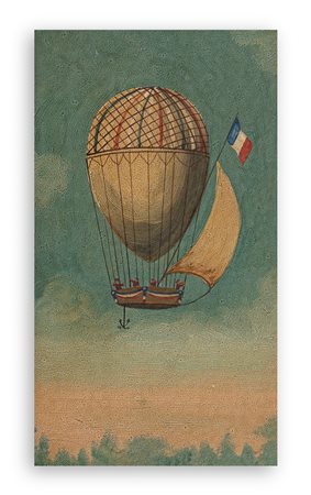HECTOR TROTIN (1894-1966) - Ballon des Aerostieurs Militaires 1794