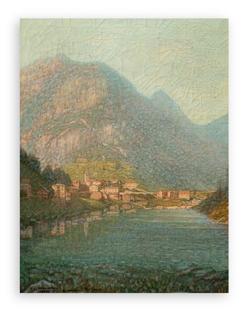 CARLO COSTANTINO TAGLIABUE (1880-1968) - Rimasco. Val Sesia, 1947
