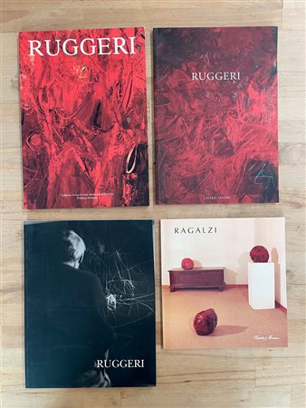  PIERO RUGGERI E SERGIO RAGALZI - Lotto unico di 4 cataloghi