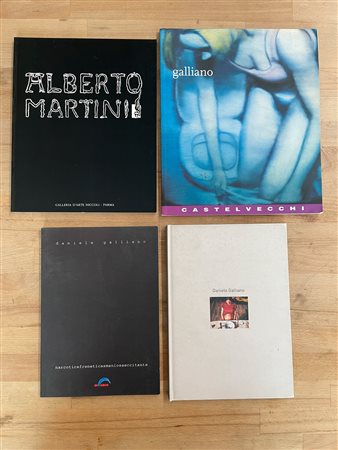 DANIELE GALLIANO E ALBERTO MARTINI - Lotto unico di 4 cataloghi
