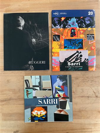 SERGIO SARRI E PIERO RUGGERI - Lotto unico di 3 cataloghi