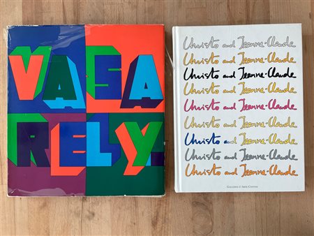 VICTOR VASARELY E CHRISTO - Lotto unico di 2 cataloghi