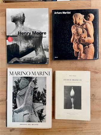 SCULTURA ITALIANA DEL DOPOGUERRA - Lotto unico di 4 cataloghi