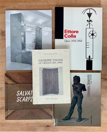 SCULTURA ITALIANA - Lotto unico di 5 cataloghi