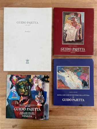 GUIDO PAJETTA - Lotto unico di 4 cataloghi