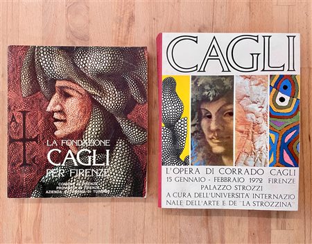 CORRADO CAGLI - Lotto unico di 2 cataloghi