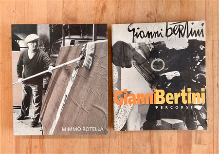 GIANNI BERTINI E MIMMO ROTELLA - Lotto unico di 2 cataloghi