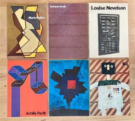  EDIZIONI GALLERIA D'ARTE SPAGNOLI - Lotto unico di 6 cataloghi