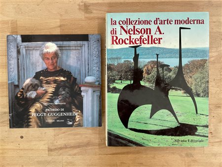 COLLEZIONE ROCKFELLER E PEGGY GUGGENHEIM - Lotto unico di 2 cataloghi