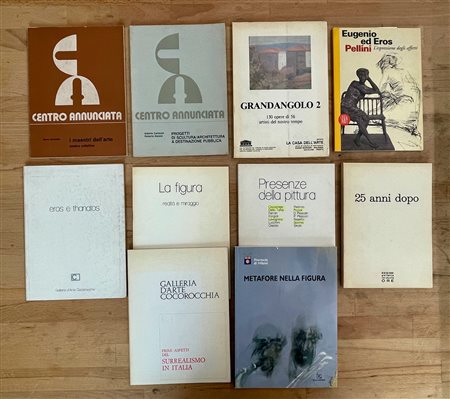 COLLETTIVE D'ARTE - Lotto unico di 10 cataloghi