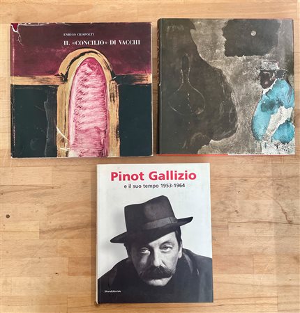 CARLO MATTIOLI, PINOT GALLIZIO E SERGIO VACCHI - Lotto unico di 3 cataloghi