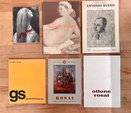 OTTONE ROSAI, ANTONIO E XAVIER BUENO - Lotto unico di 6 cataloghi