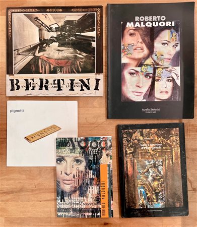 ARTE CONTEMPORANEA ITALIANA - Lotto unico di 5 cataloghi