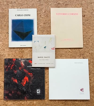ARTE CONTEMPORANEA ITALIANA - Lotto unico di 5 cataloghi