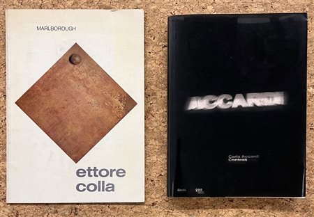 ETTORE COLLA E CARLA ACCARDI - Lotto unico di 3 cataloghi
