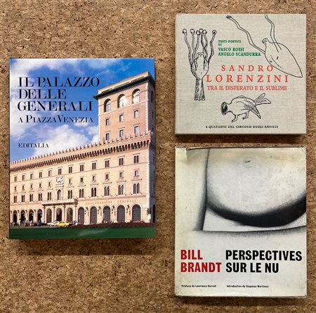 PALAZZO DELLE GENERALI E FOTOGRAFIA - Lotto unico di 3 cataloghi