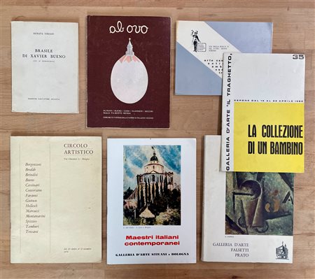 ANTONIO E XAVIER BUENO - Lotto unico di 7 cataloghi