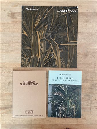 LUCIAN FREUD E GRAHAM SUTHERLAND - Lotto unico di 3 cataloghi