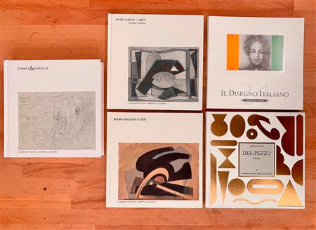 GALLERIA LA SCALETTA, REGGIO EMILIA (RADICE, REGGIANI, DEL PEZZO E DISEGNO ITALIANO) - Lotto unico di 5 cataloghi