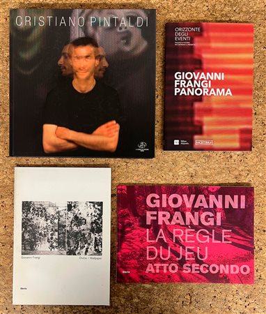 GIOVANNI FRANGI E CRISTIANO PINTALDI - Lotto unico di 4 cataloghi