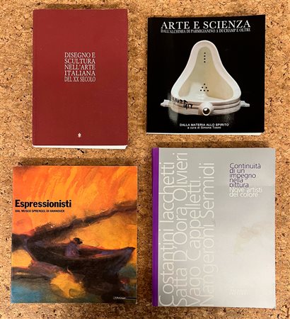 COLLETTIVE D'ARTE DEL DOPOGUERRA  - Lotto unico di 4 cataloghi