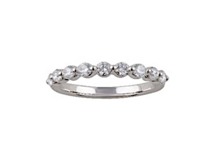 ANELLO IN ORO BIANCO CON DIAMANTI PER 0,75 CT - 436 LG