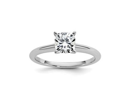 ANELLO IN ORO 18K BIANCO CON DIAMANTI PER 1 CT - 447 LG 18K