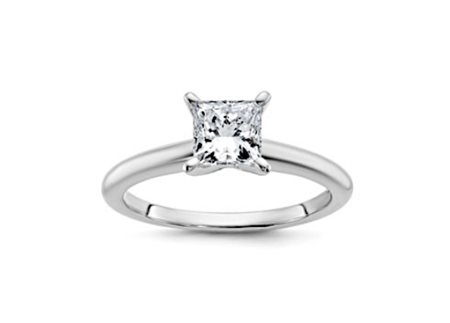 ANELLO IN ORO BIANCO CON DIAMANTI PER 1 CT - 448 LG