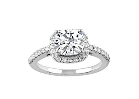 ANELLO IN ORO BIANCO 18K CON DIAMANTI PER 1,88 CT - 430 LG 18K