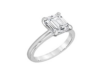 ANELLO IN ORO BIANCO CON DIAMANTI PER 3 CT - 432 LG