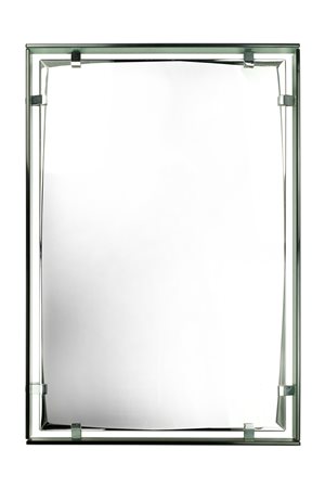 Max Ingrand (1908 - 1969) 
Specchio da parete "2014", produzione Fontana Arte - Italia 1960
 cm 80x58,5x6