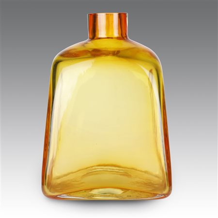 Venini  
Vaso in vetro trasparente Ambra, produzione Venini - Italia 1950
 cm 32x22