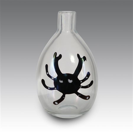 FULVIO BIANCONI (1915 - 1996) 
Vaso "4426", produzione Venini & C - Italia 1950
 cm 22,5x14