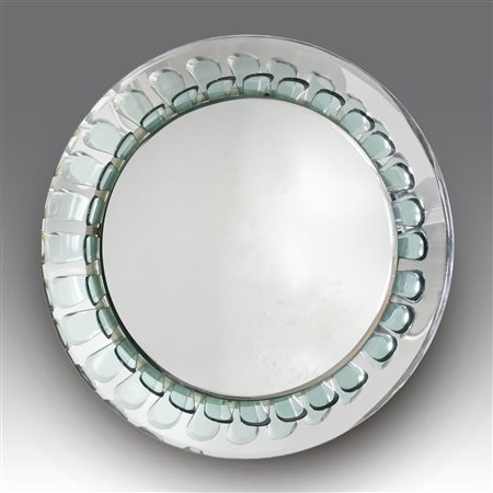 Max Ingrand (1908 - 1969) 
Specchio da parete 1608, produzione Fontana Arte - Italia 1960
 Ø cm 60